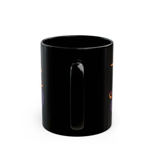 Lord Ganesh Design Black Mug 11oz - Image 5